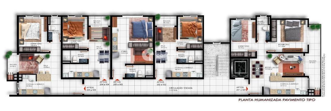 Apartamento à venda no Camobi: 