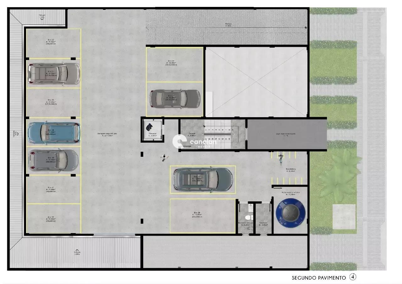 Apartamento para aluguel no Camobi: 