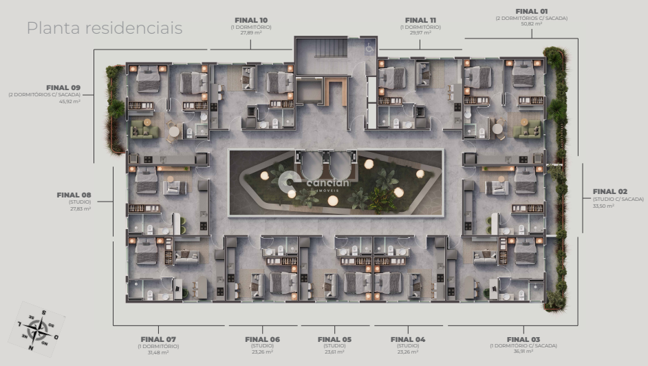 Apartamento à venda no Nossa Senhora do Rosário: