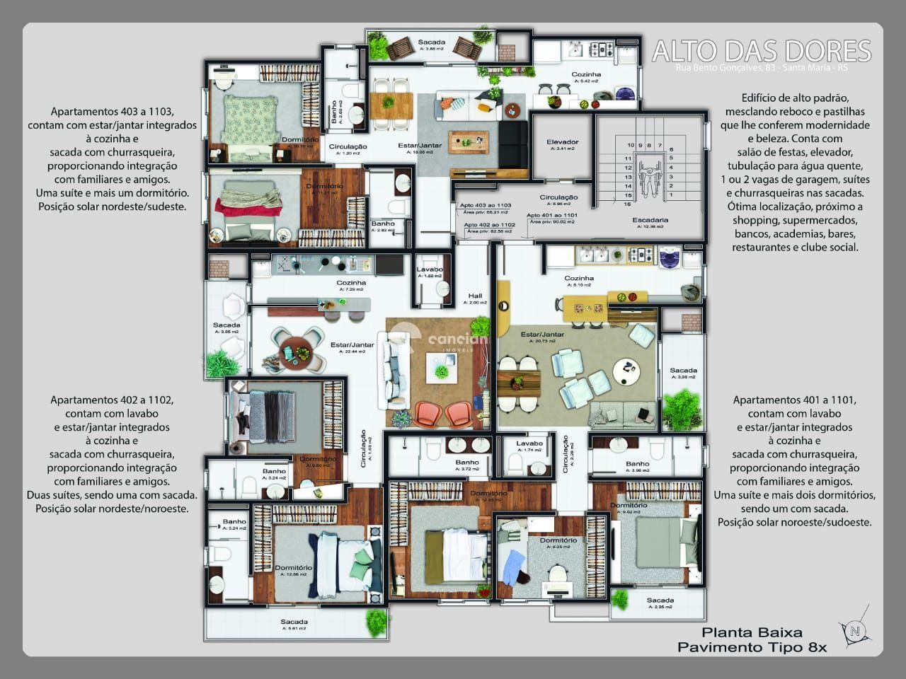 Apartamento para aluguel no Nossa Senhora das Dores: 