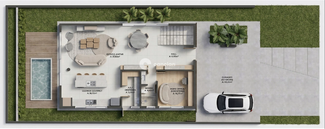 Casa de Condomínio à venda no Tomazetti: 