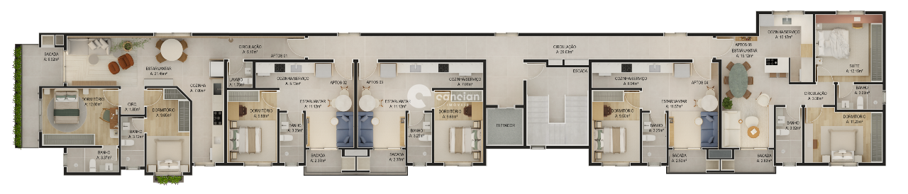Apartamento à venda no Camobi: 