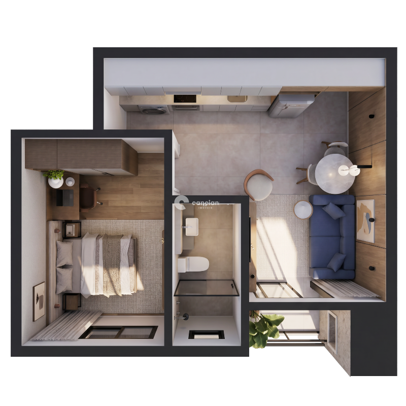 Apartamento à venda no Camobi: 