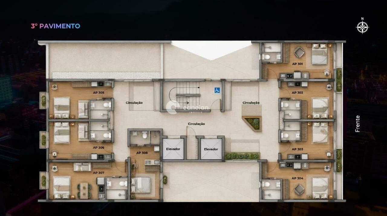 Apartamento à venda no Centro: 