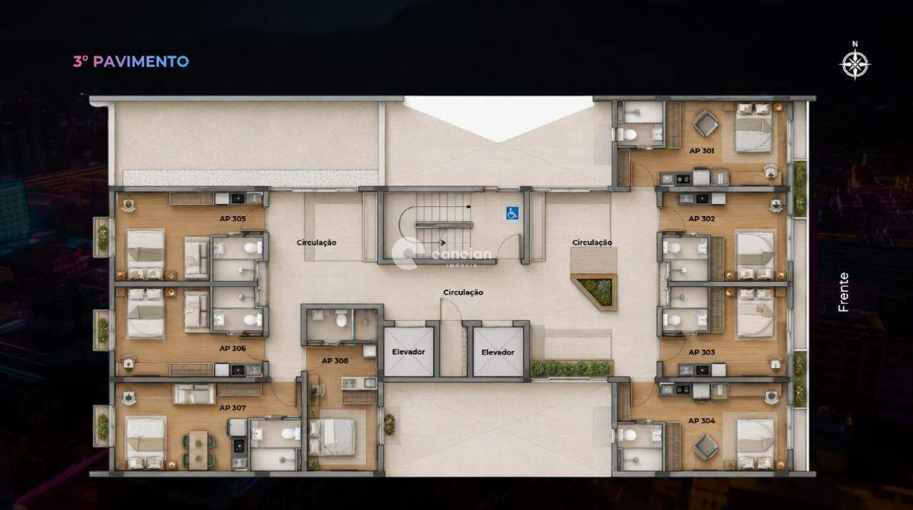 Apartamento à venda no Centro: 