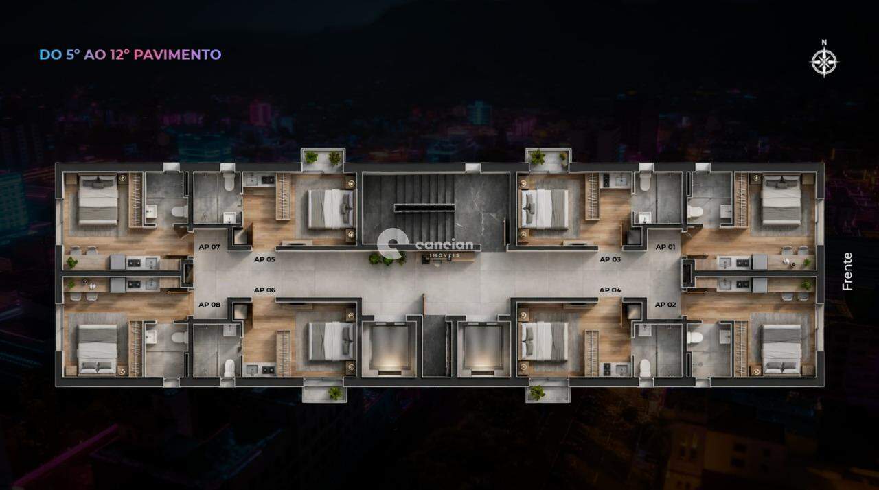 Apartamento à venda no Centro: 
