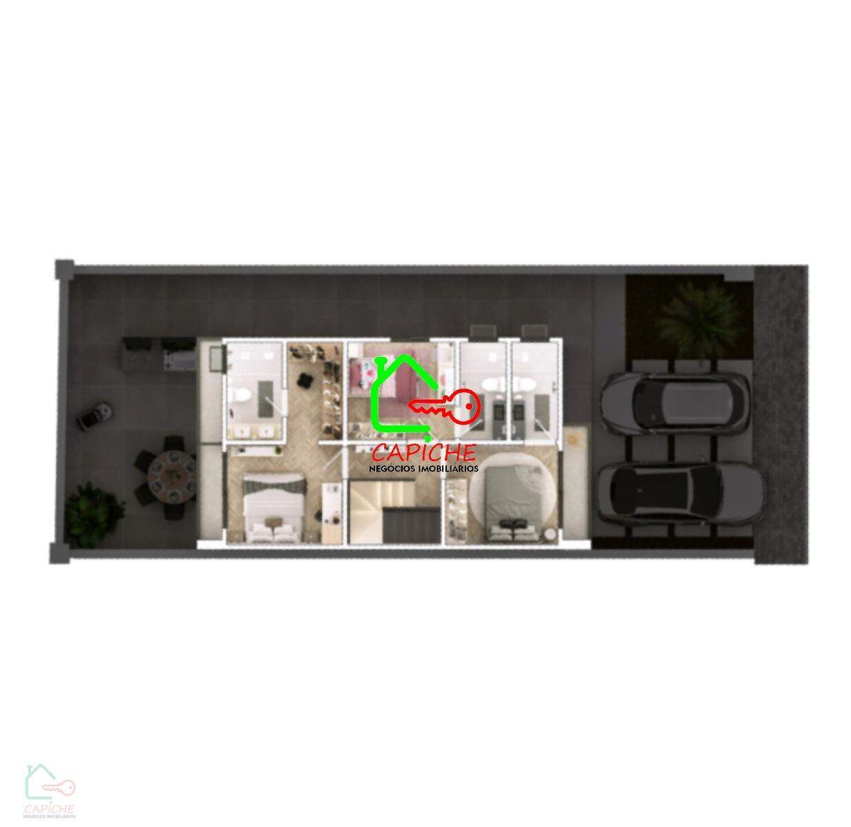 Casa de Condomínio, 3 quartos - Foto 8