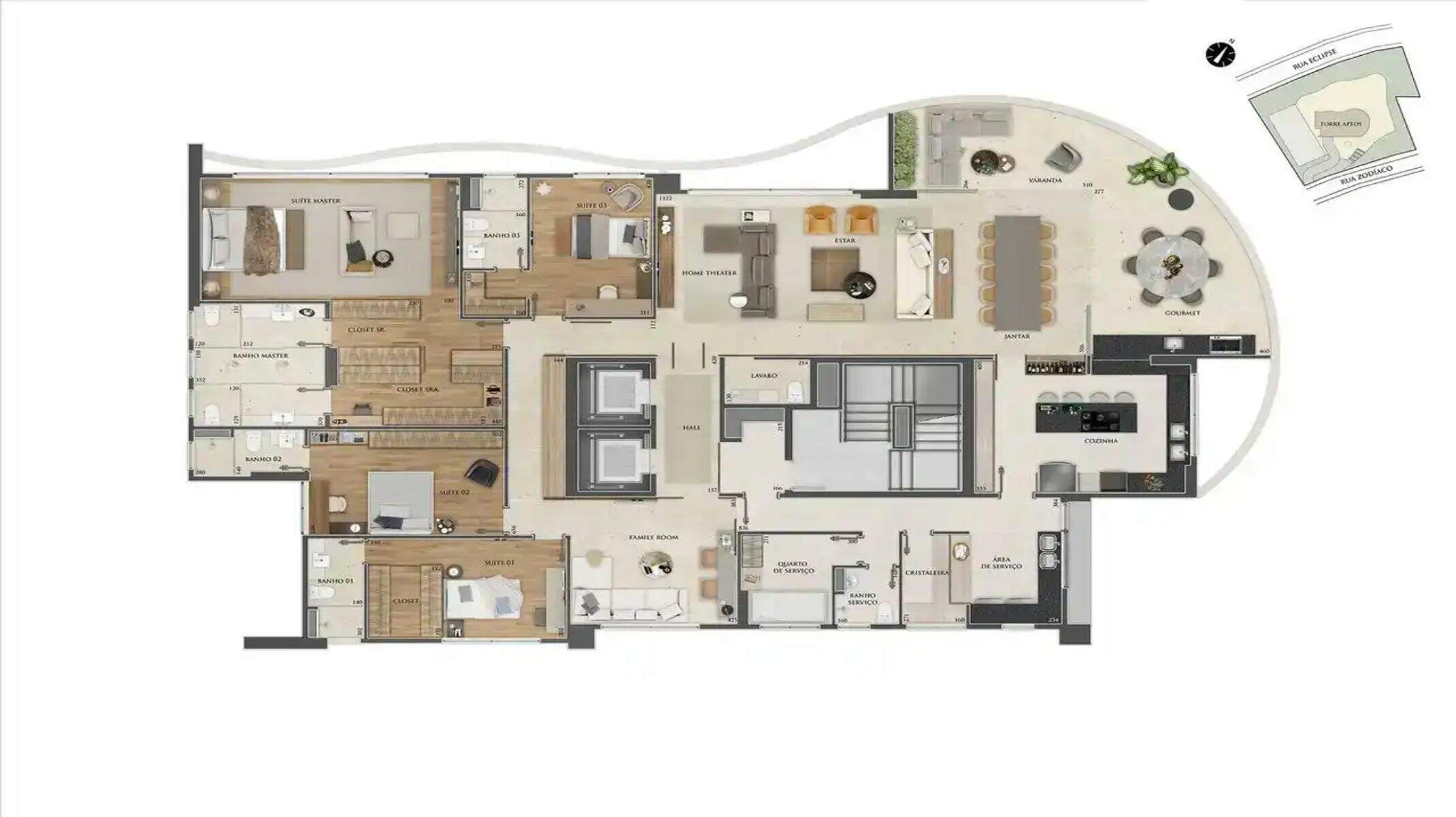 Apartamento, 4 quartos, 323 m² - Foto 8
