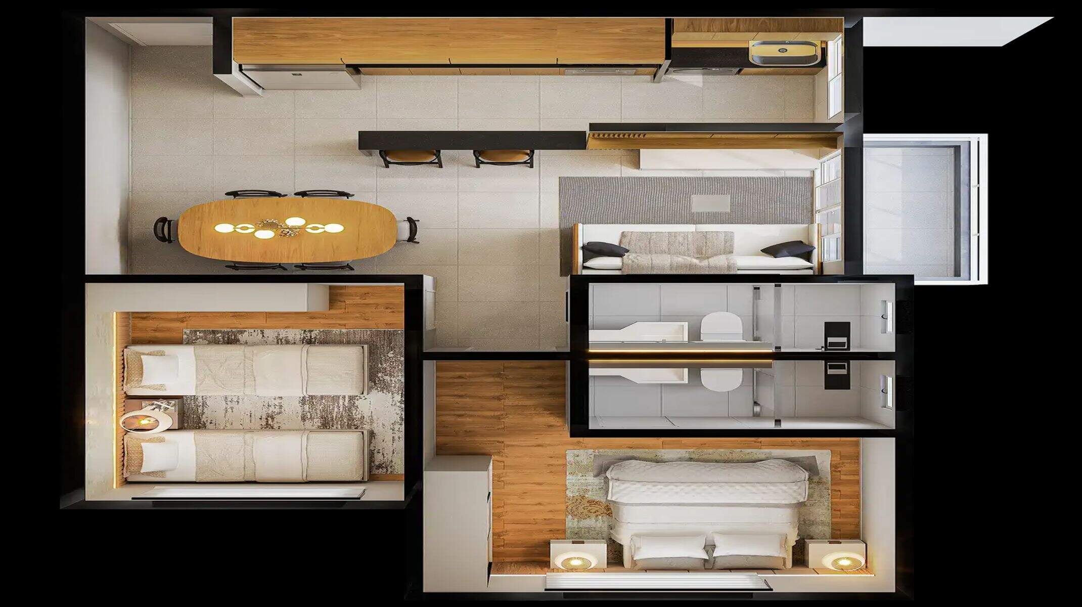 Apartamento, 2 quartos, 62 m² - Foto 14