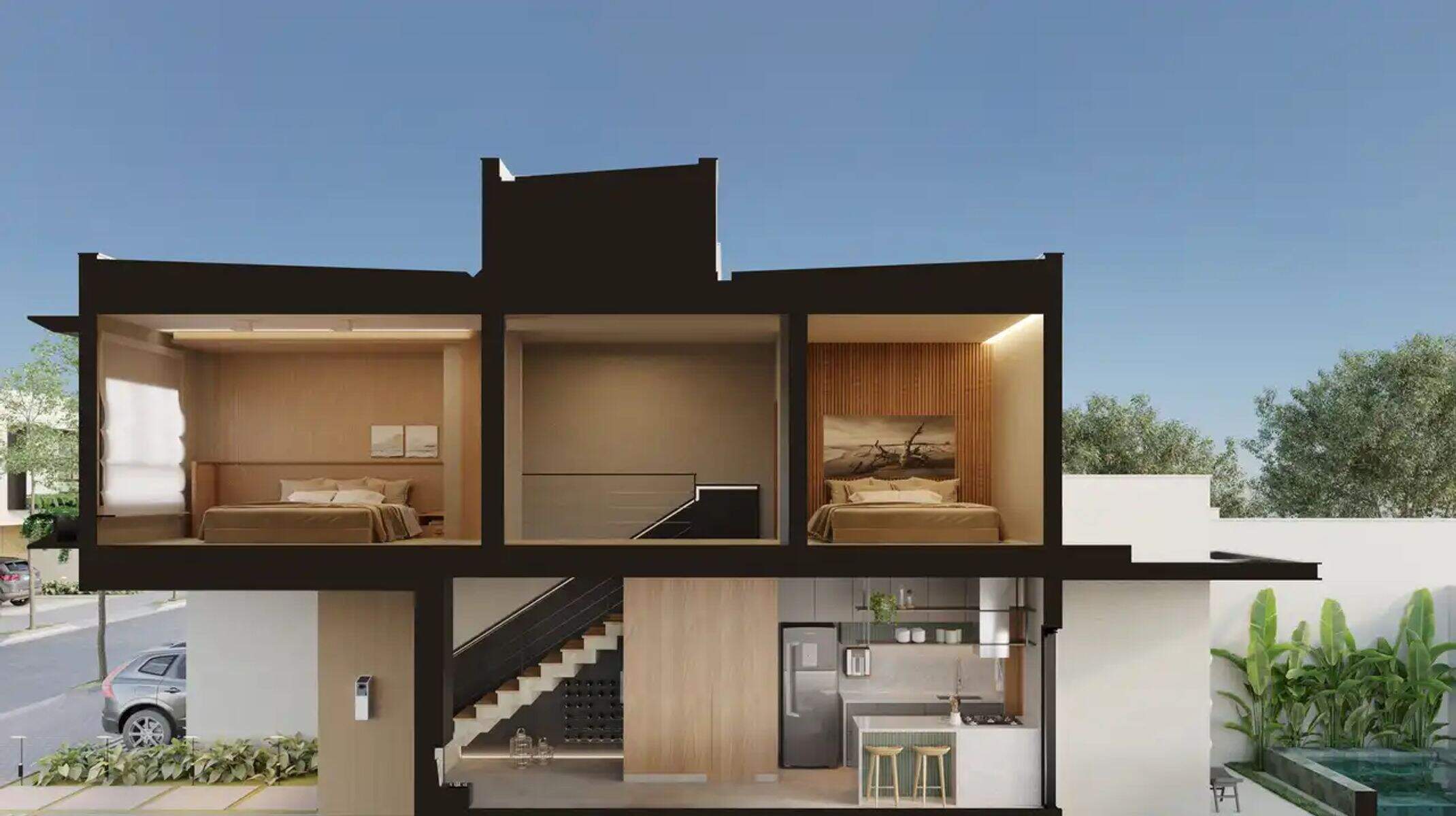 Casa, 3 quartos, 128 m² - Foto 2