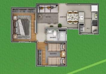 Apartamento, 2 quartos, 44 m² - Foto 13