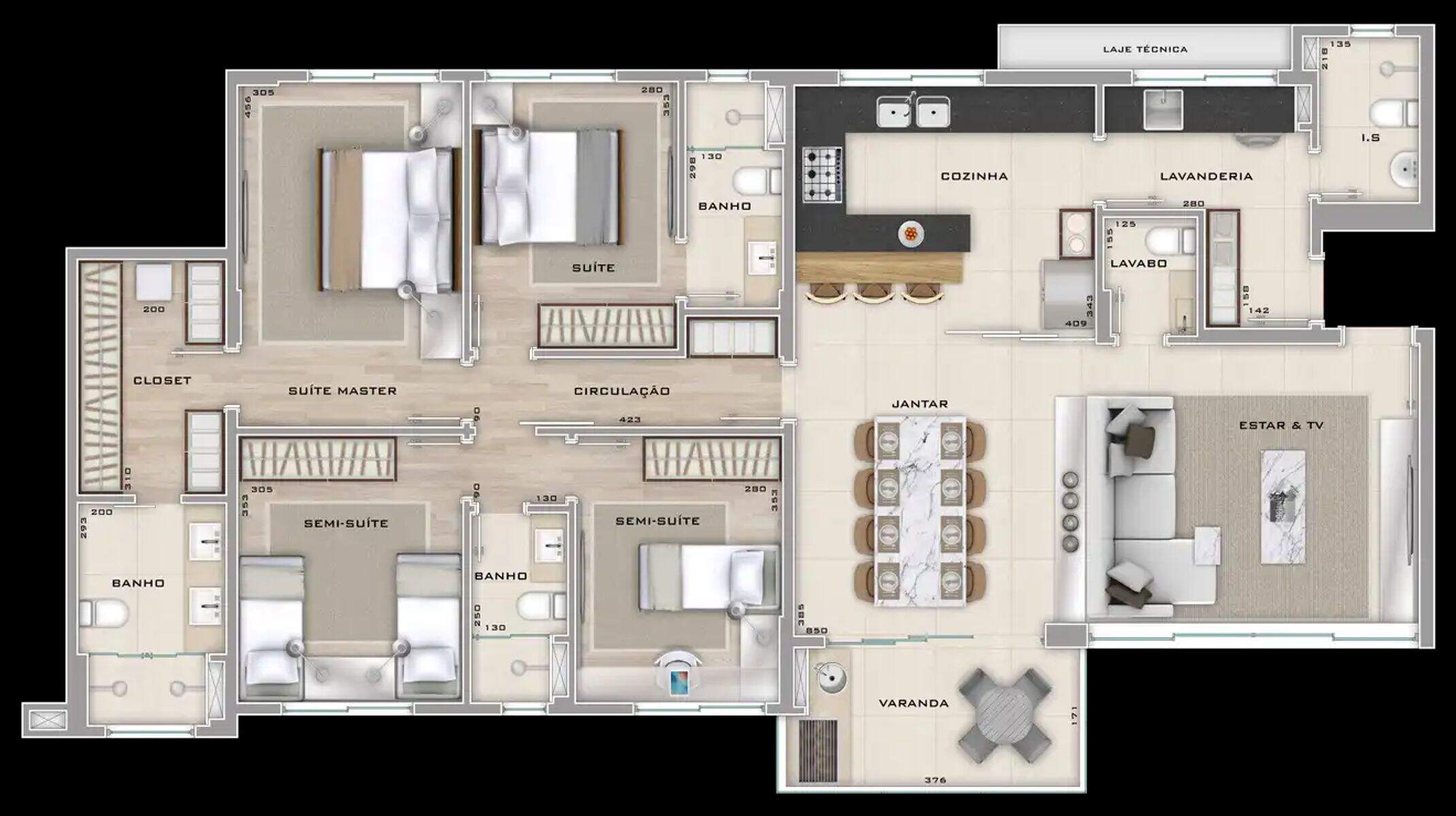 Apartamento, 4 quartos, 139 m² - Foto 15