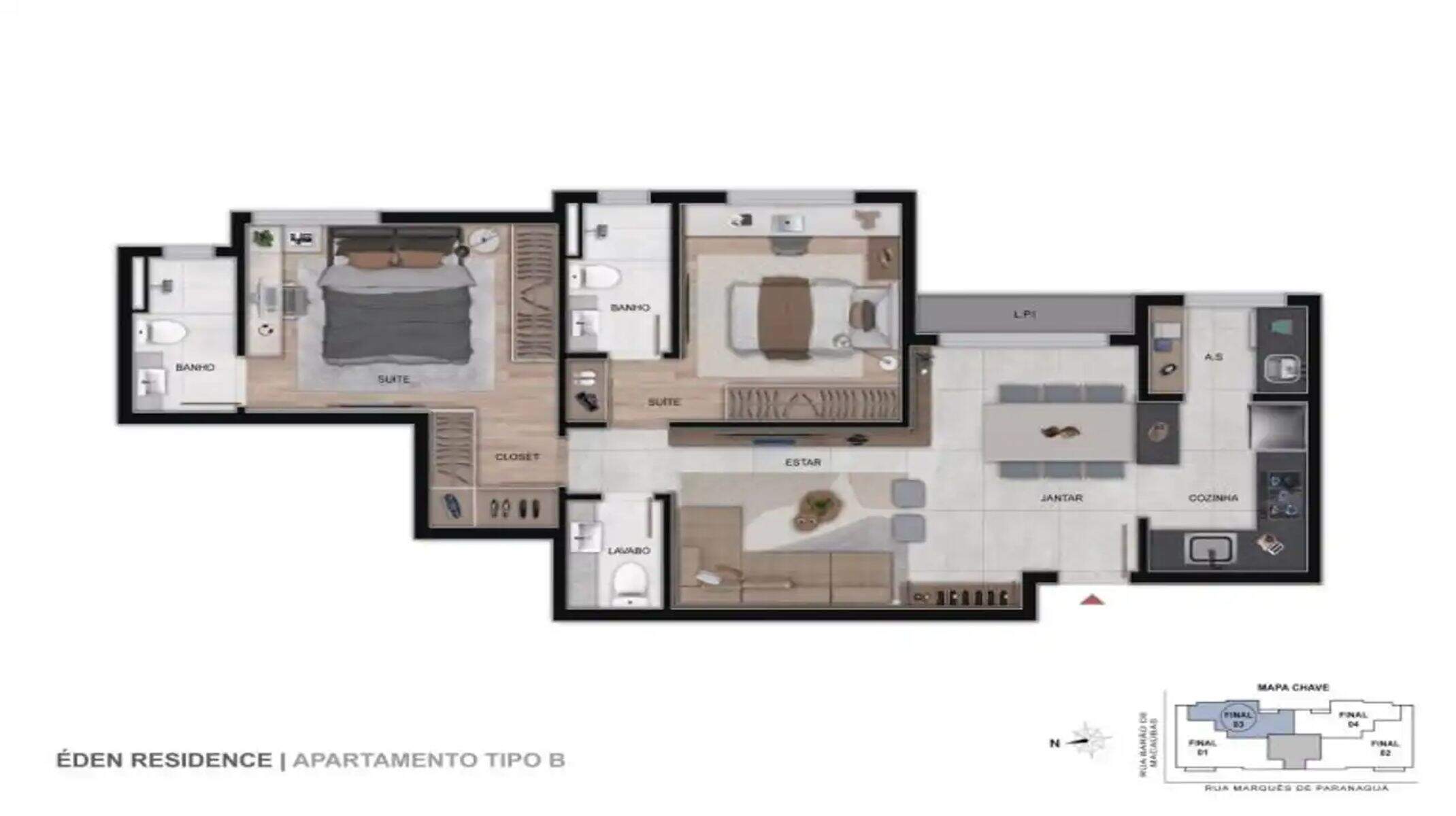 Apartamento, 3 quartos, 87 m² - Foto 20