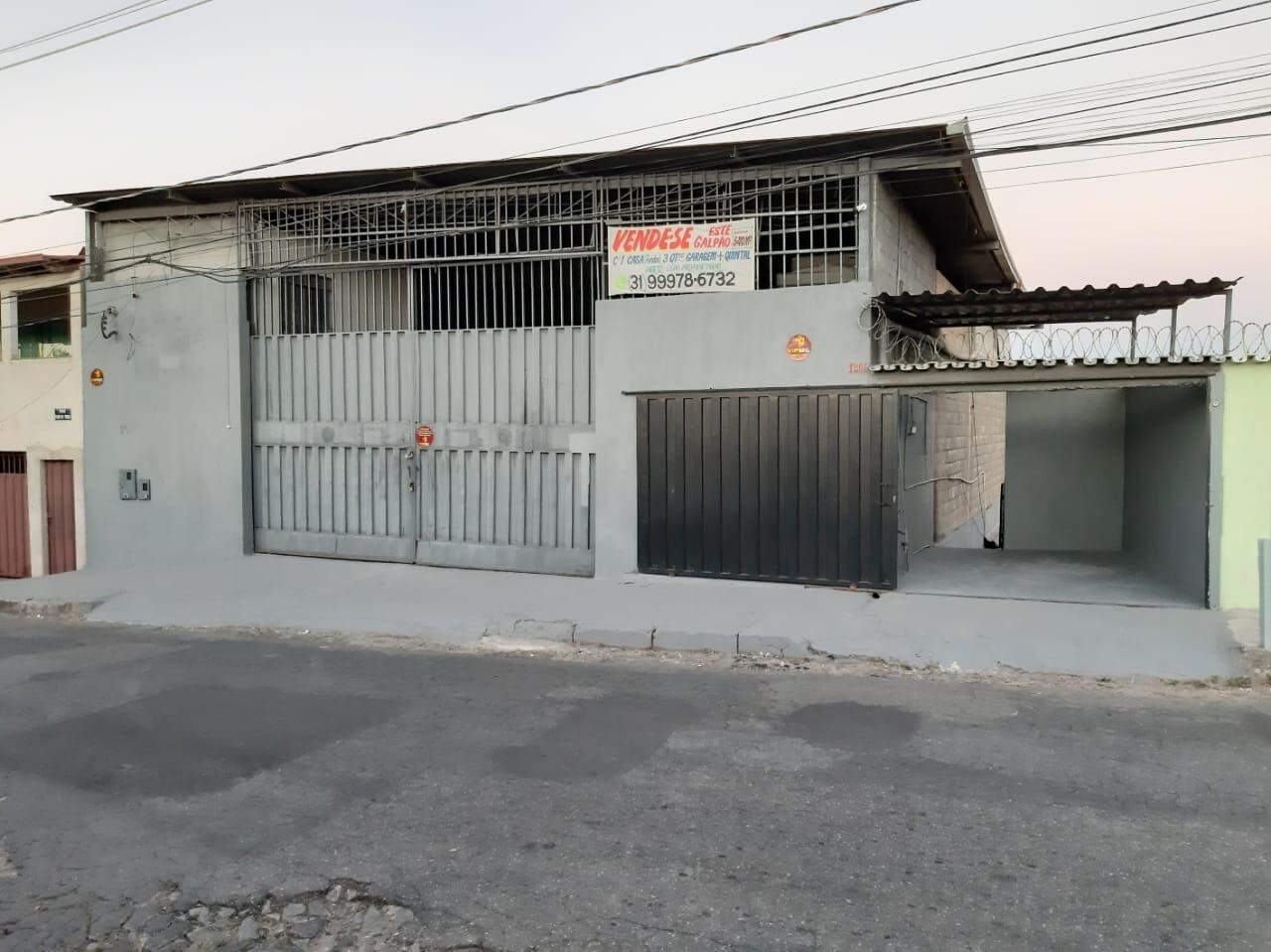 Galpão / Depósito / Armazém com 3 quartos à venda no bairro Jardim Filadelfia em Belo Horizonte