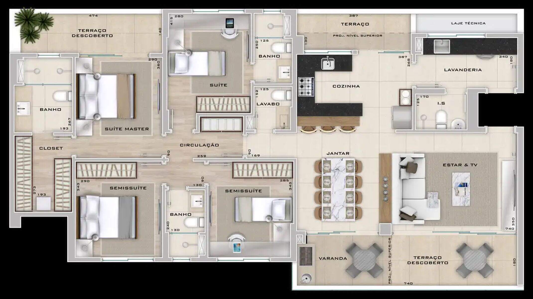 Apartamento, 4 quartos, 201 m² - Foto 24
