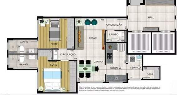 Apartamento, 2 quartos, 73 m² - Foto 13