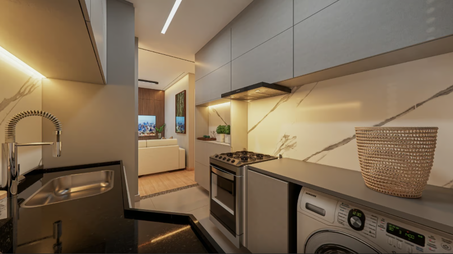 Apartamento, 2 quartos, 43 m² - Foto 2