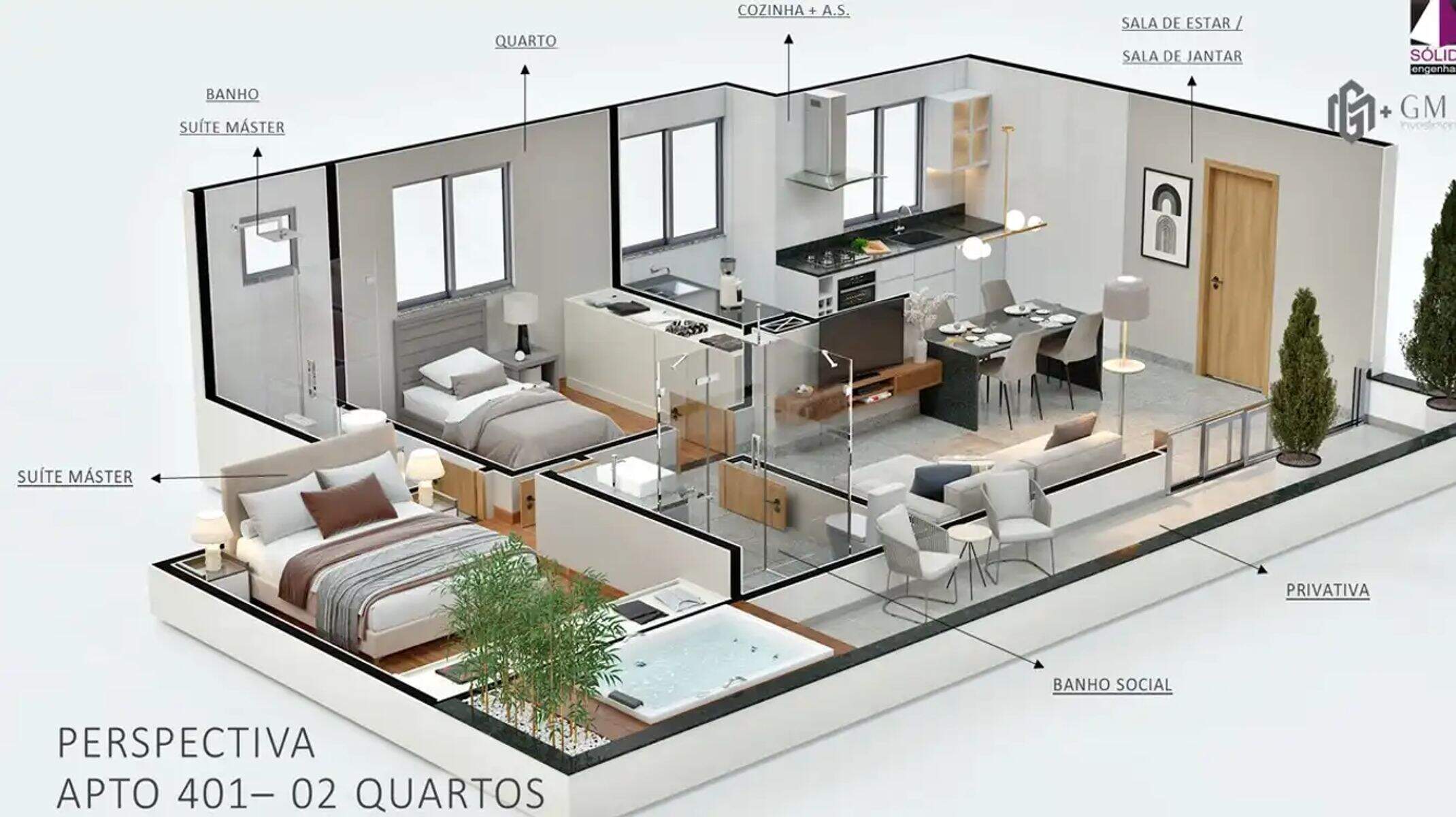 Cobertura, 2 quartos, 109 m² - Foto 4