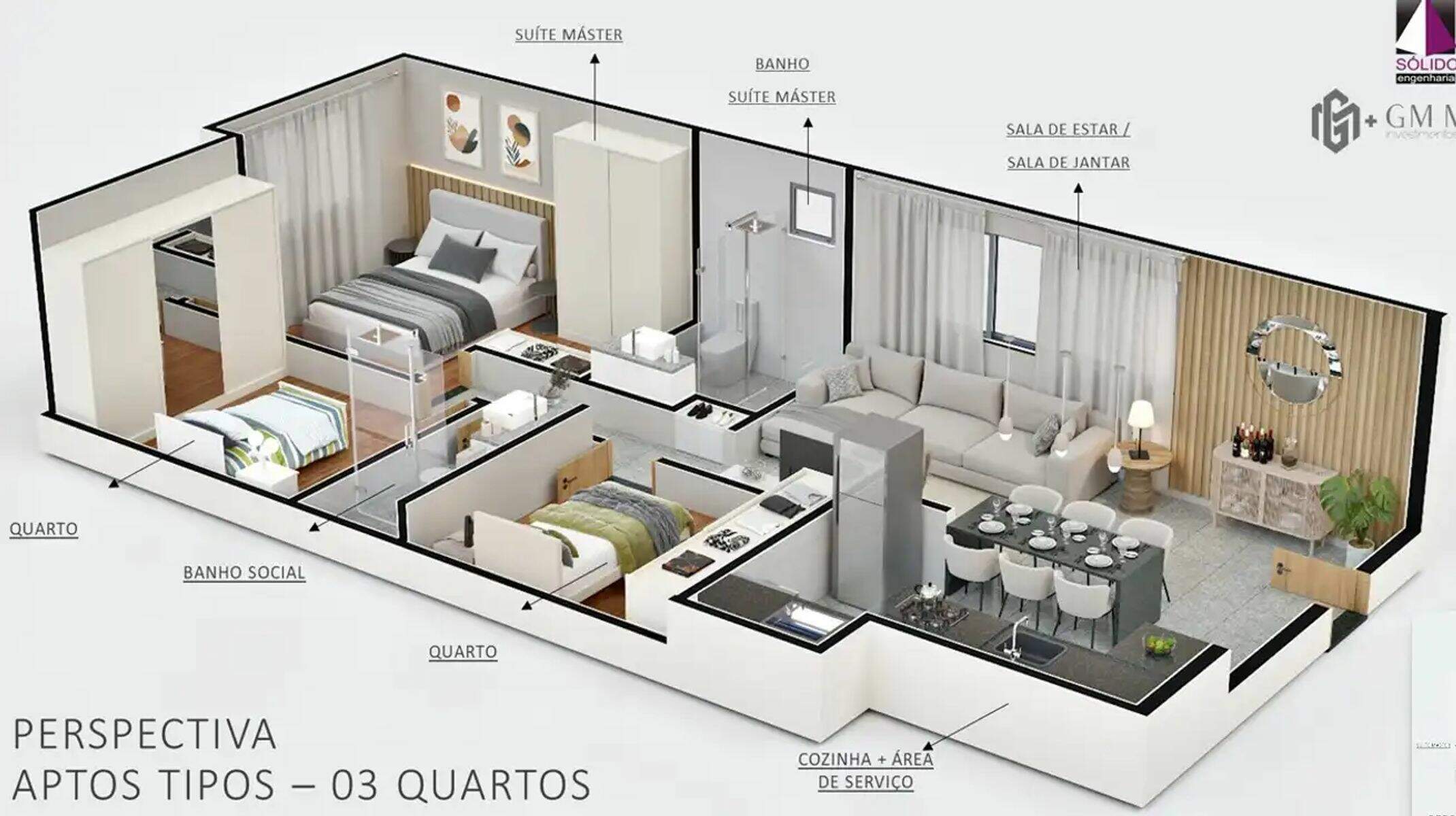 Cobertura, 2 quartos, 109 m² - Foto 3