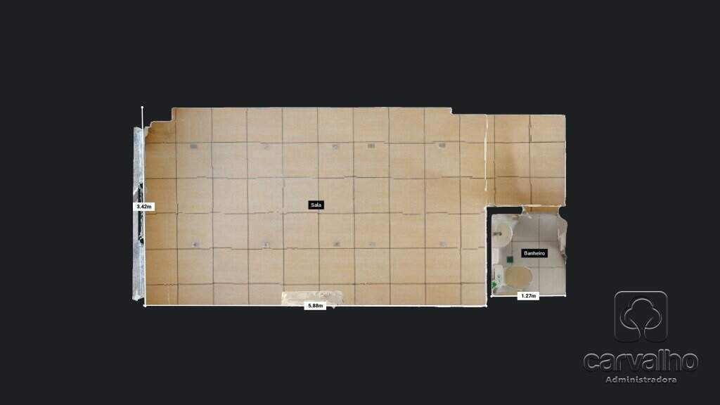 Salas/Conjuntos para aluguel Vicente de Carvalho com 26 m² , 1 vaga.:
