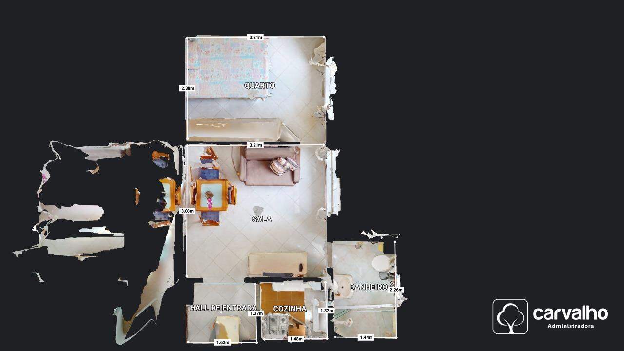 Apartamento para aluguel Copacabana com 33 m² , 1 quarto .: