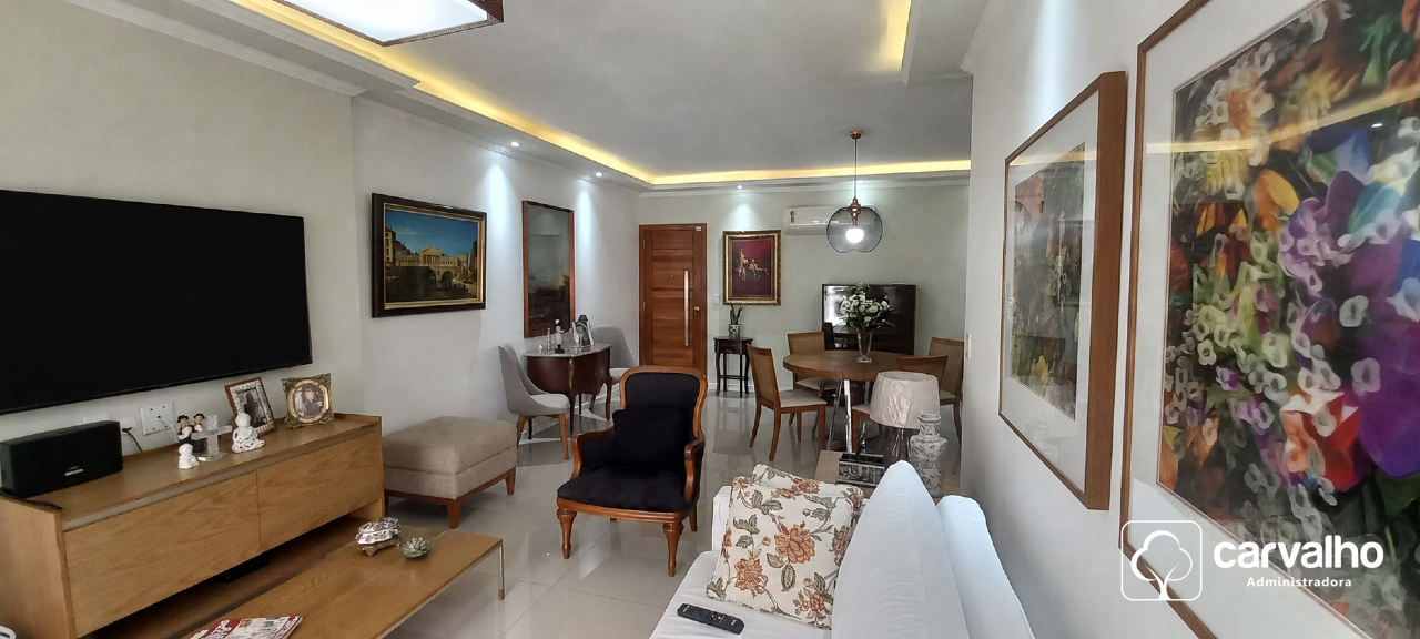 Apartamento à venda Copacabana com 123 m² , 3 quartos 1 suíte 1 vaga.: 