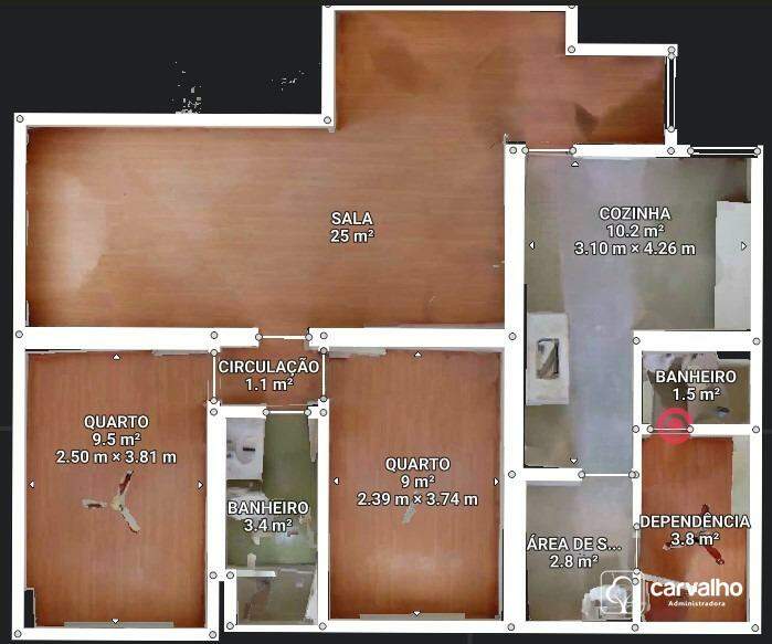 Apartamento à venda Vila Isabel com 74 m² , 2 quartos 1 vaga.: