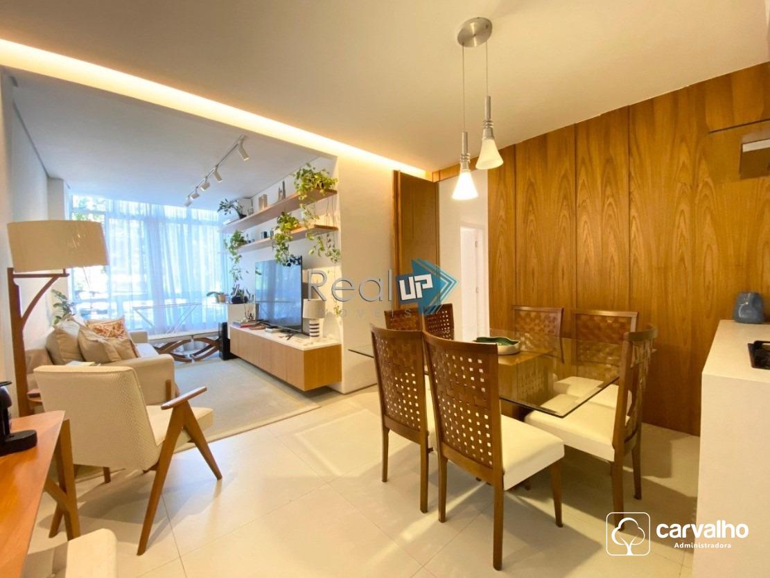 Apartamento à venda Leblon com 77 m² , 3 quartos 1 suíte 1 vaga.: 