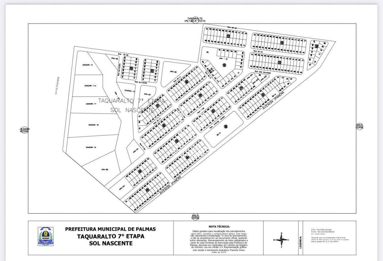 Lote em Setor Sol Nascente (Taquaralto) · Palmas