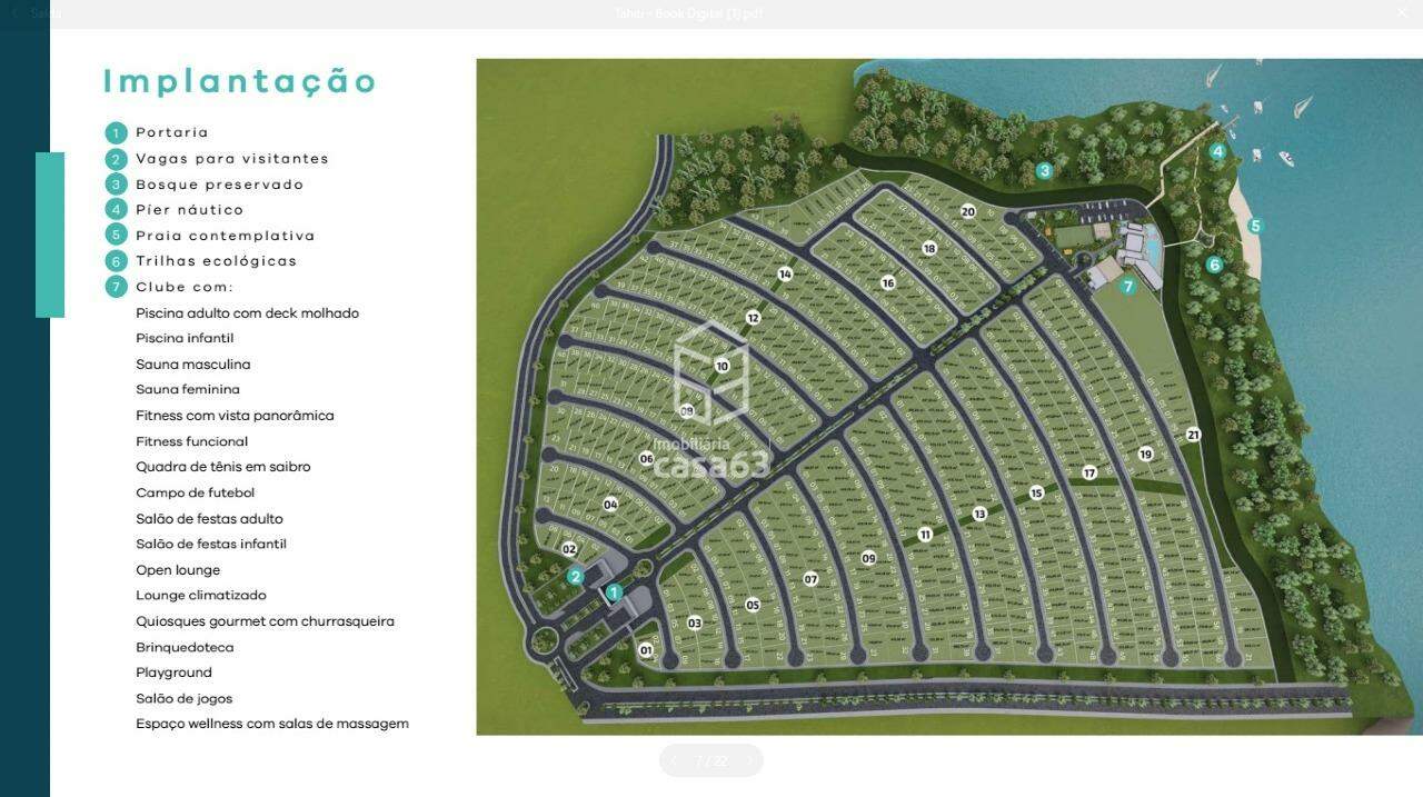 Foto 2 — Lote com 415,15 m² à venda no Condomínio Tahiti Residence Resort - Costa Dourada - Palmas/TO