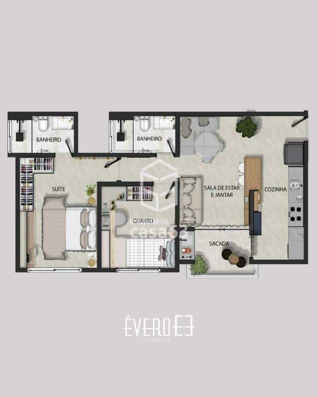 Foto 2 — Residencial ÉVERO - 106 SUL