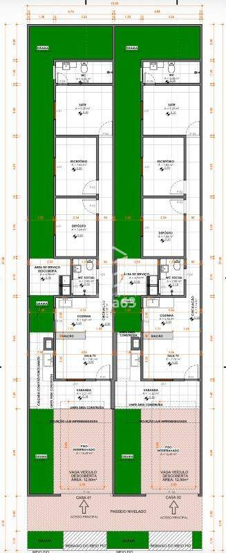 Foto 3 — Casa geminada à venda, Plano Diretor Sul - Palmas/TO