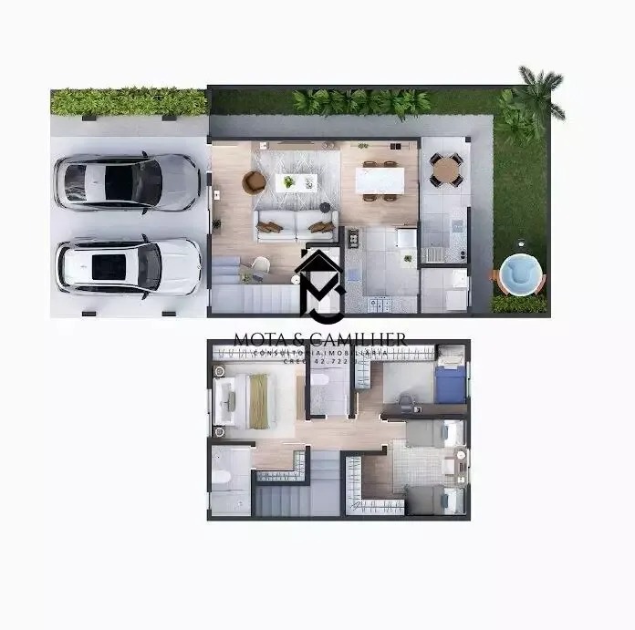 Casa à venda no Caminho Novo: 