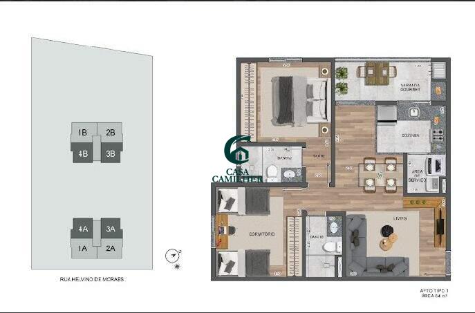 Apartamento à venda no Vila São José: 