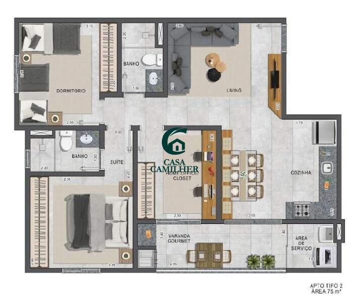 Apartamento à venda no Vila São José: 