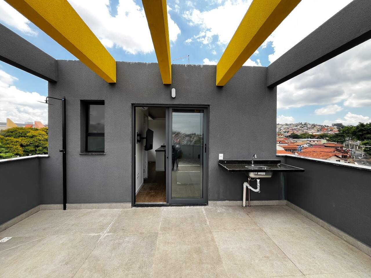 Cobertura para aluguel no Átila De Paiva: Cobertura para aluguel - Átila De Paiva, 1 quarto - Belo Horizonte