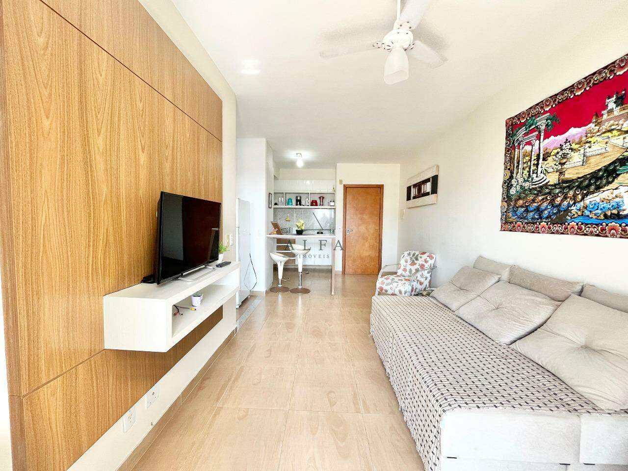 Apartamento à venda no ENSEADA AZUL: Apartamento quarto e sala à venda na Enseada Azul, Guarapari Es.