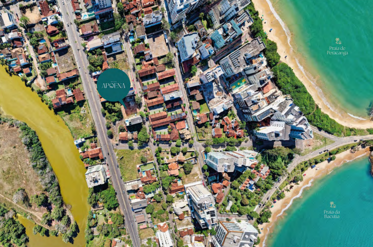 Apartamento à venda no ENSEADA AZUL: Lançamento Apoena à venda na Enseada Azul, Guarapari Es.