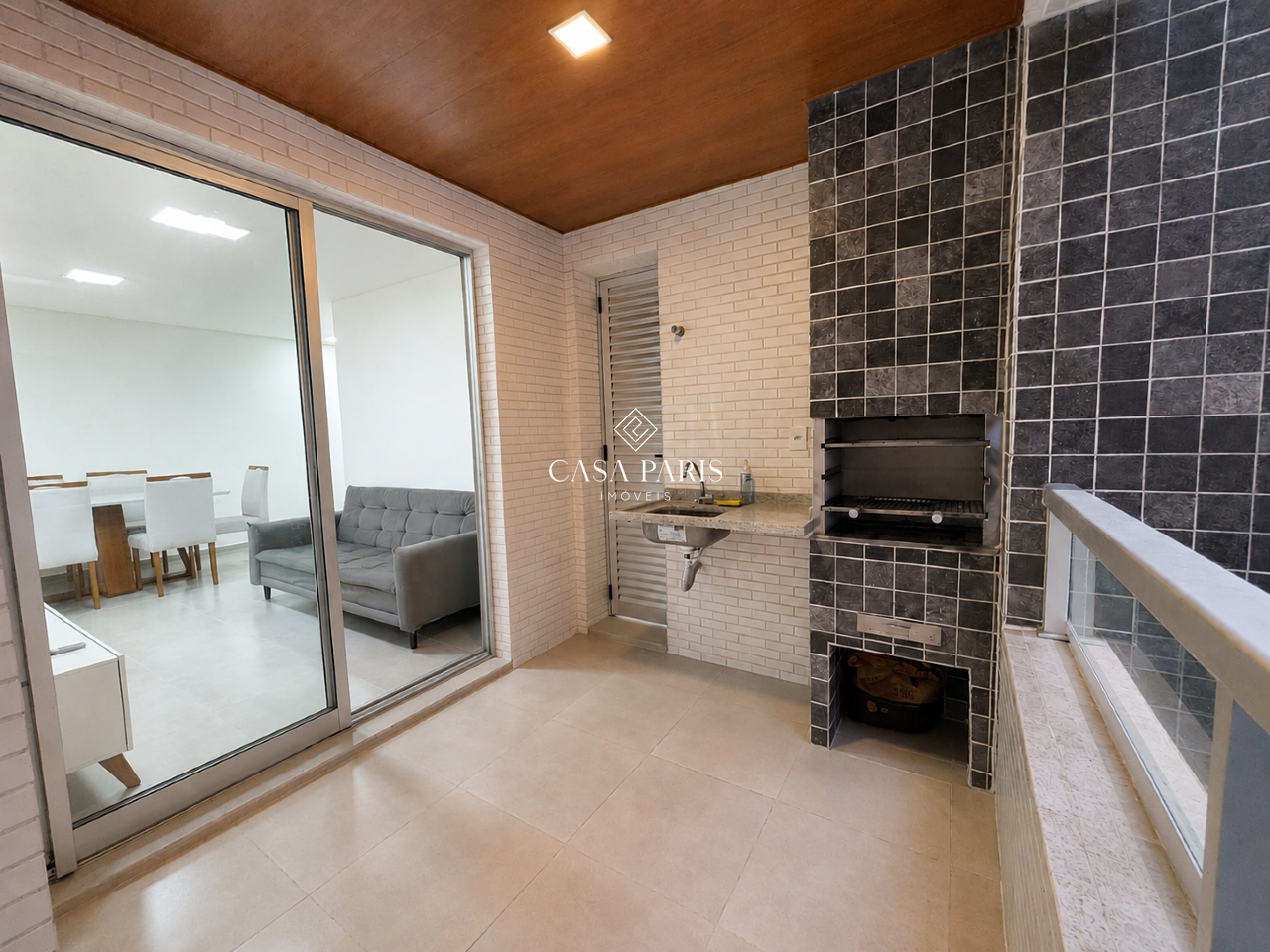 Apartamento à venda no Canto do Forte: Varanda Gourmet