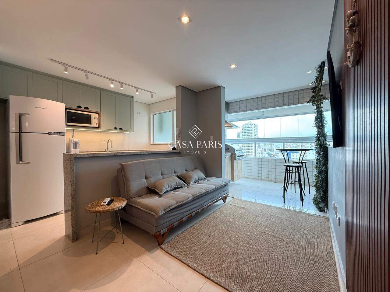 Apartamento à venda no Canto do Forte: Sala