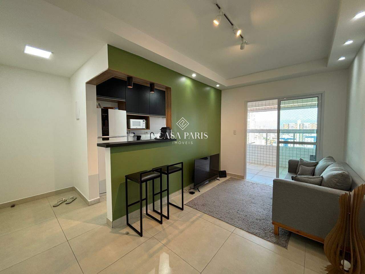 Apartamento à venda no Canto do Forte: Sala