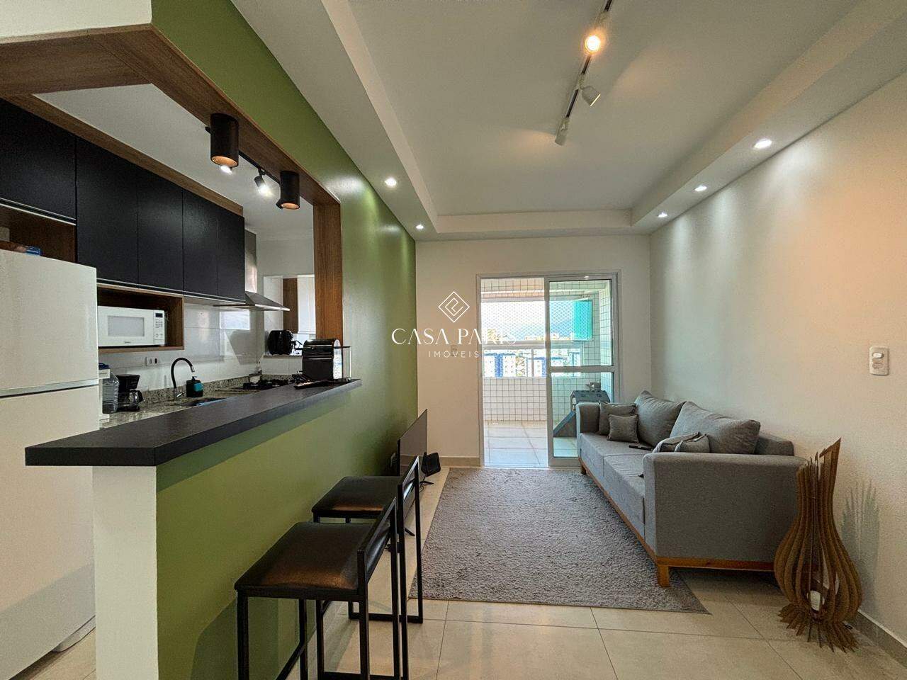 Apartamento à venda no Canto do Forte: Sala