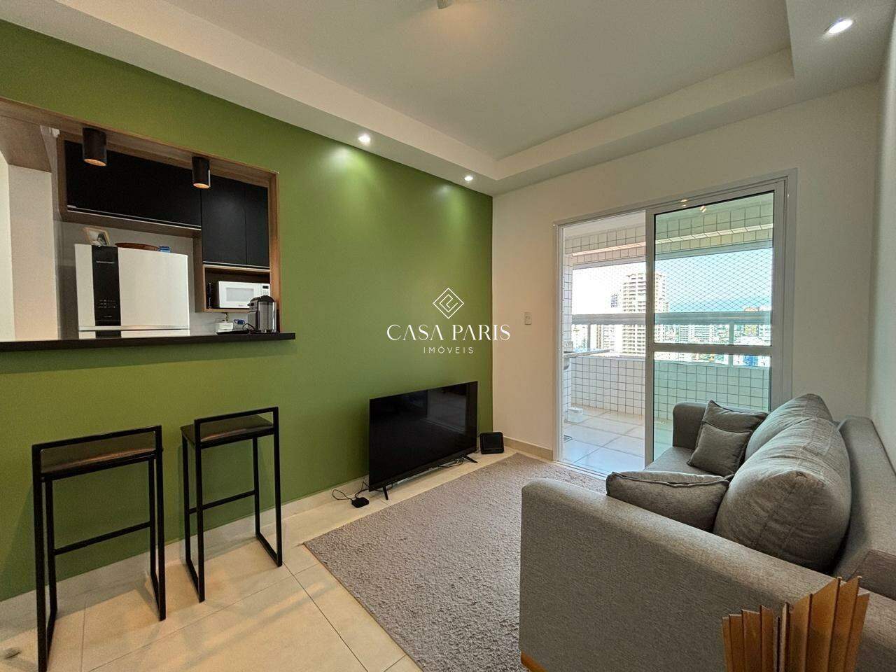 Apartamento à venda no Canto do Forte: Sala