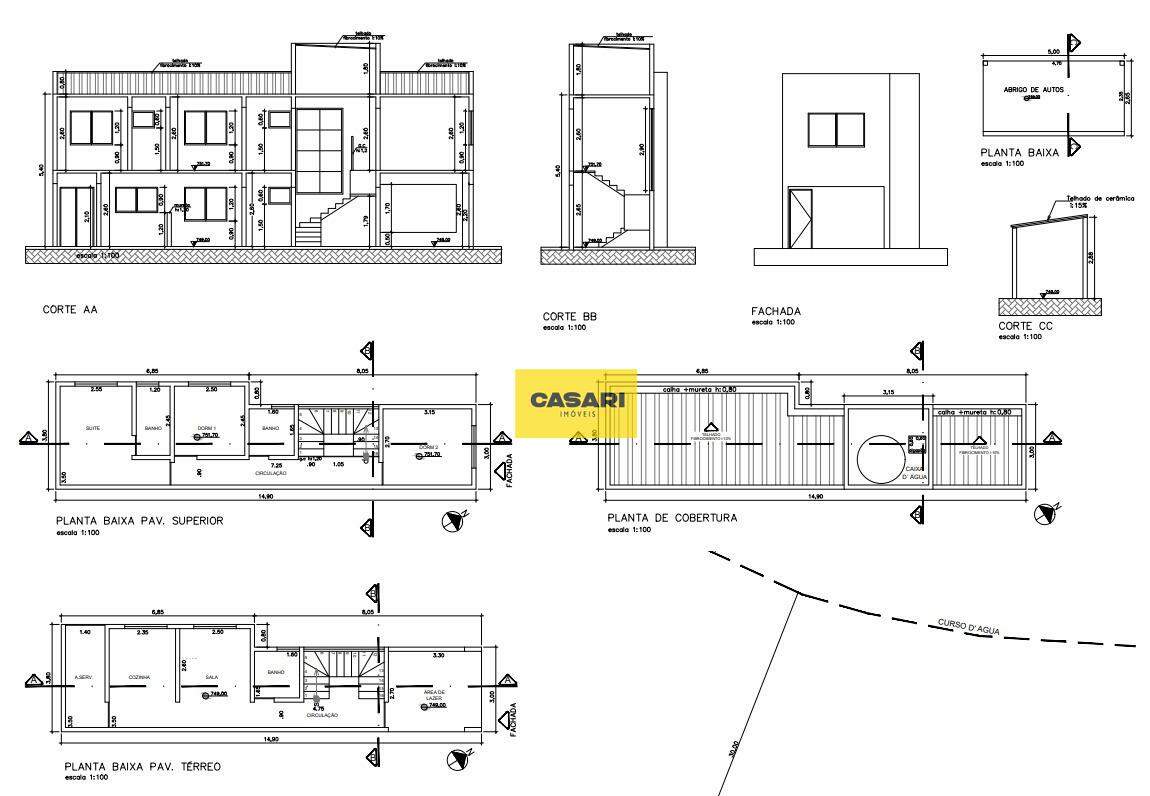 Terreno para à venda no bairro Jardim Clube de Campo, Santo André - Casari Imóveis: 