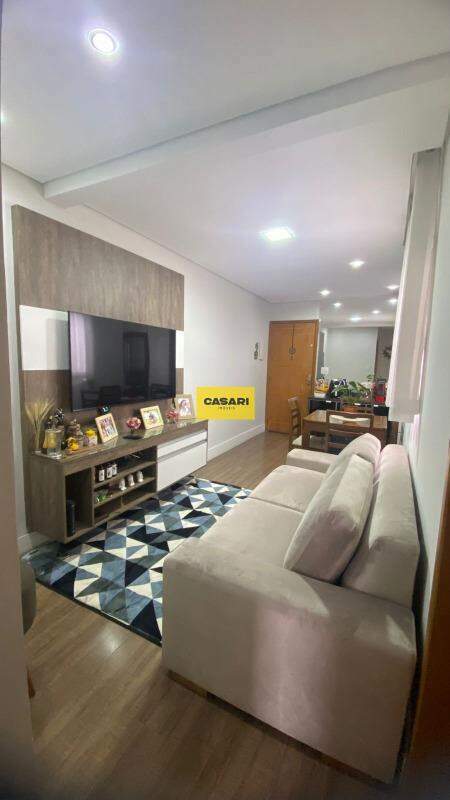 Apartamento para à venda no bairro Vila Lutécia, Santo André - Casari Imóveis: Sala