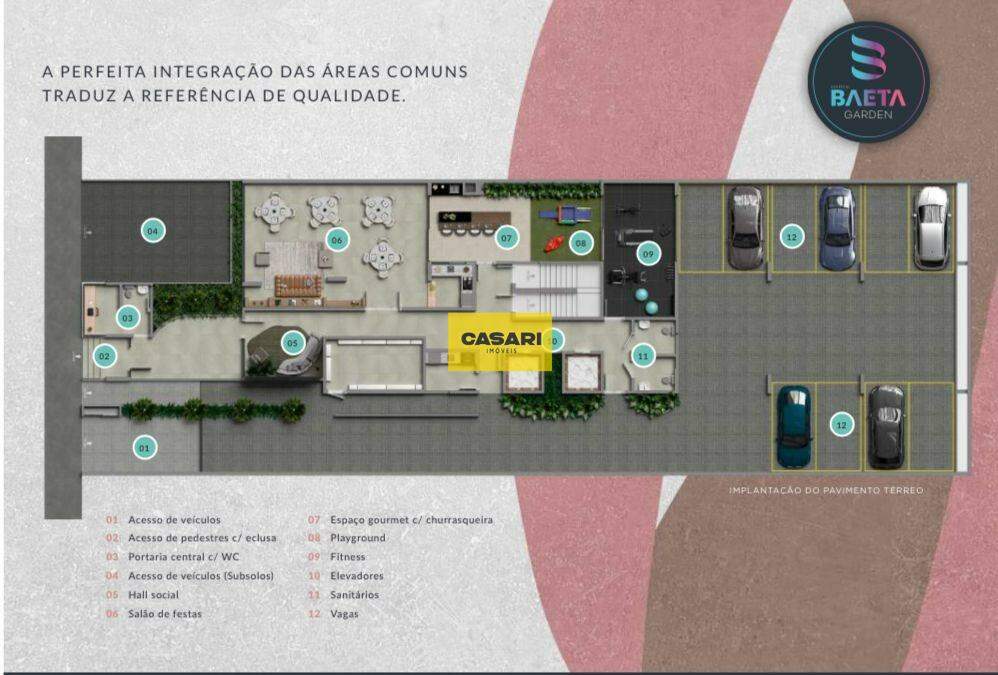 Apartamento para à venda no bairro Baeta Neves, São Bernardo do Campo - Casari Imóveis: 