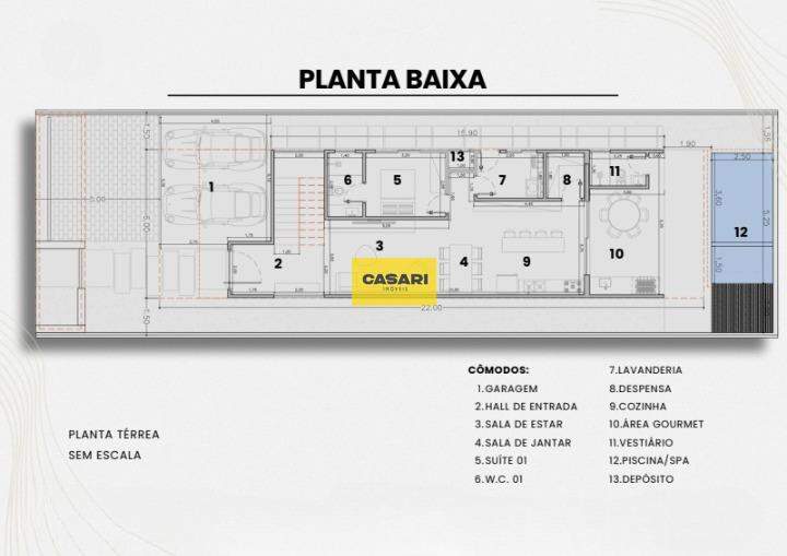 Sobrado para à venda no bairro Centro, São Bernardo do Campo - Casari Imóveis: 