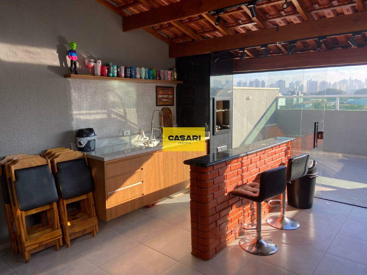 Cobertura para à venda no bairro Vila Scarpelli, Santo André - Casari Imóveis: 