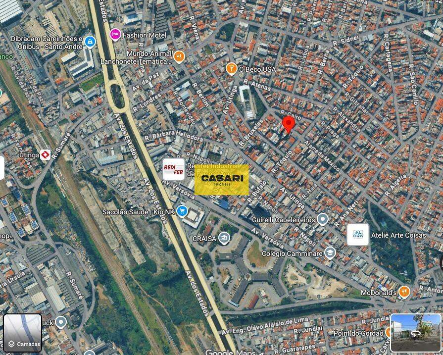 Terreno para à venda no bairro Vila Metalúrgica, São Bernardo do Campo - Casari Imóveis: 
