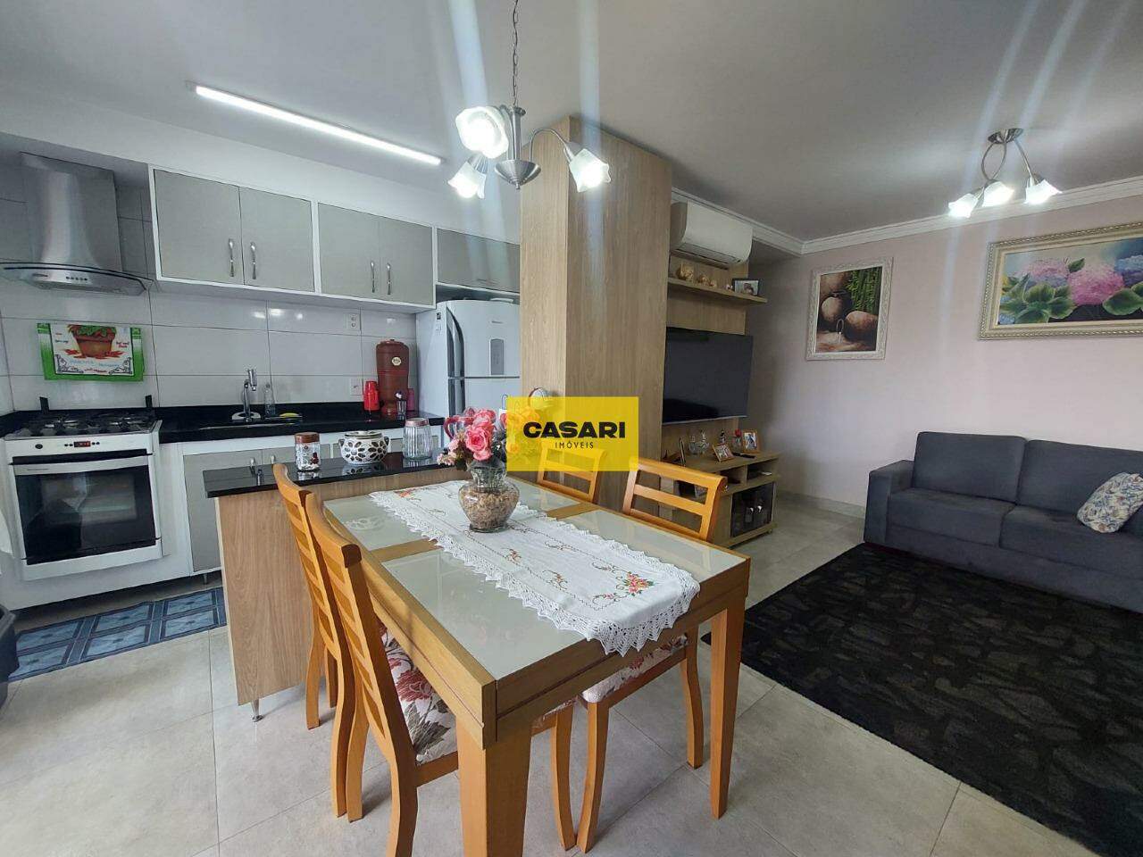 Apartamento para à venda no bairro Vila Scarpelli, Santo André - Casari Imóveis: 